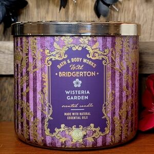 Bath & Body Works Bridgerton Collection Wisteria Garden 3-Wick Candle